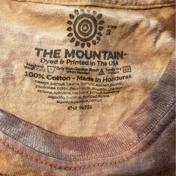 The Mountain Tan Brown Lion Face T-Shirt Men's Size Small - Picture 2 of 9